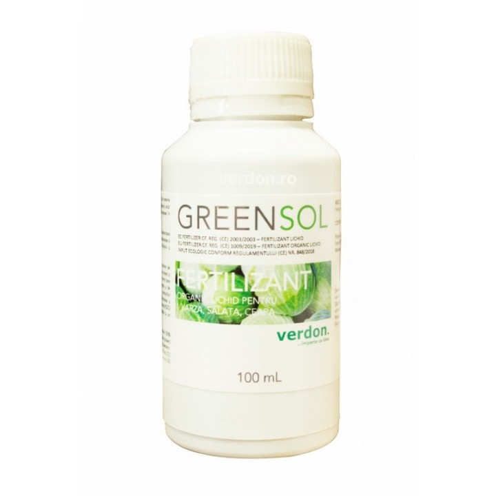 Fertilizant GREENSOL - 100 ml, Varza, Salata, Ceapa