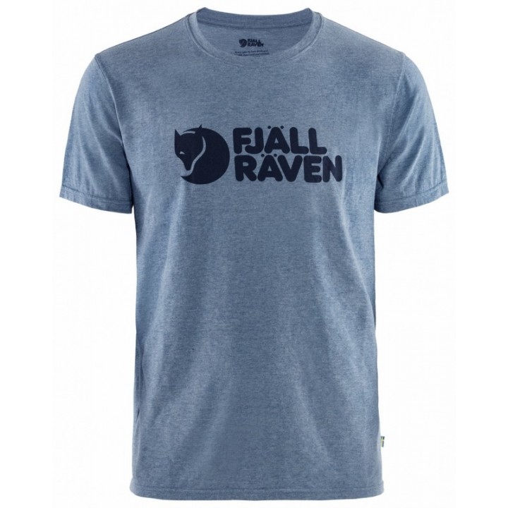 Tricou barbati Fjällräven Albastru Logo