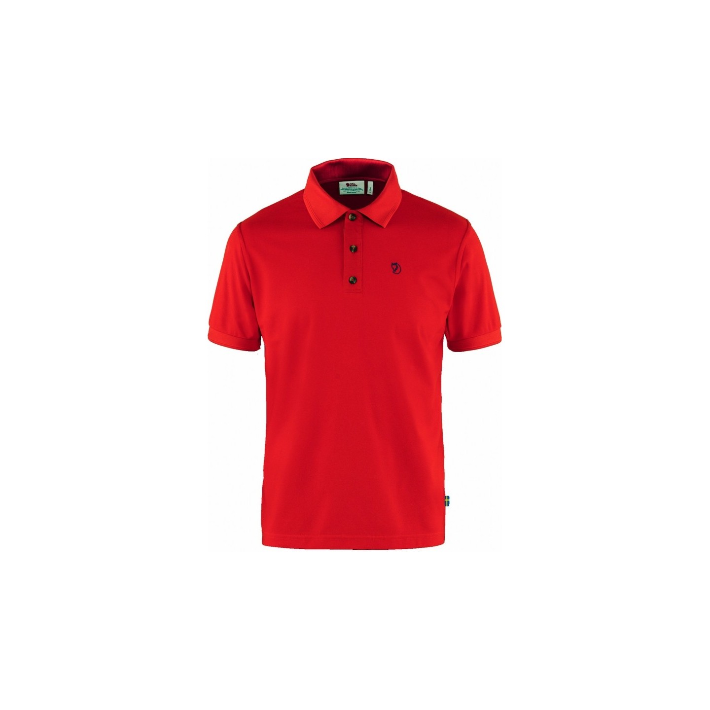 Tricou barbati Polo Fjällräven Crowley Pique - rosu