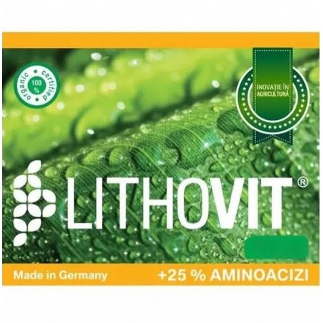 Ingrasamant foliar natural LITHOVIT + 25% AMINOACIZI - 50 g, Tribodyn