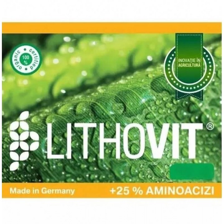 Ingrasamant foliar natural LITHOVIT + 25% AMINOACIZI - 50 g, Tribodyn