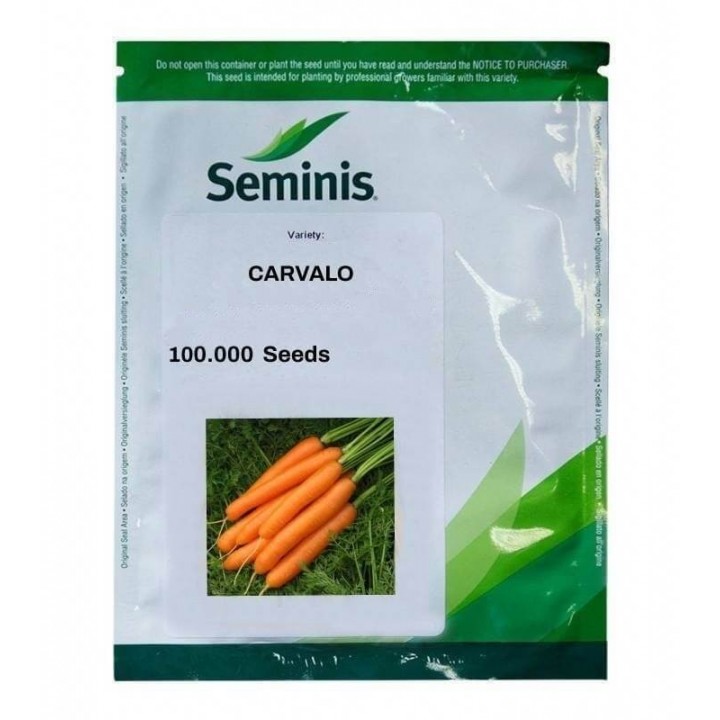Seminte Morcov CARVALO F1 Seminis - 100.000 seminte Seminte Morcov CARVALO F1 Seminis - 100.000 seminte