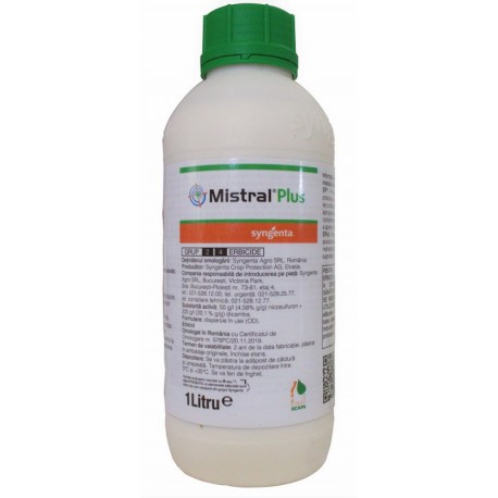 Erbicid MISTRAL PLUS - 10 Litri, Syngenta, Porumb