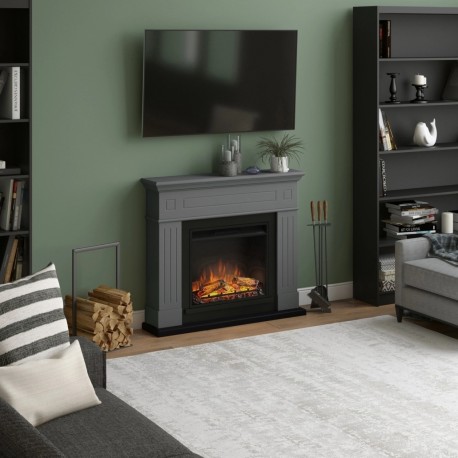 Semineu electric LARSEN SOLID GREY