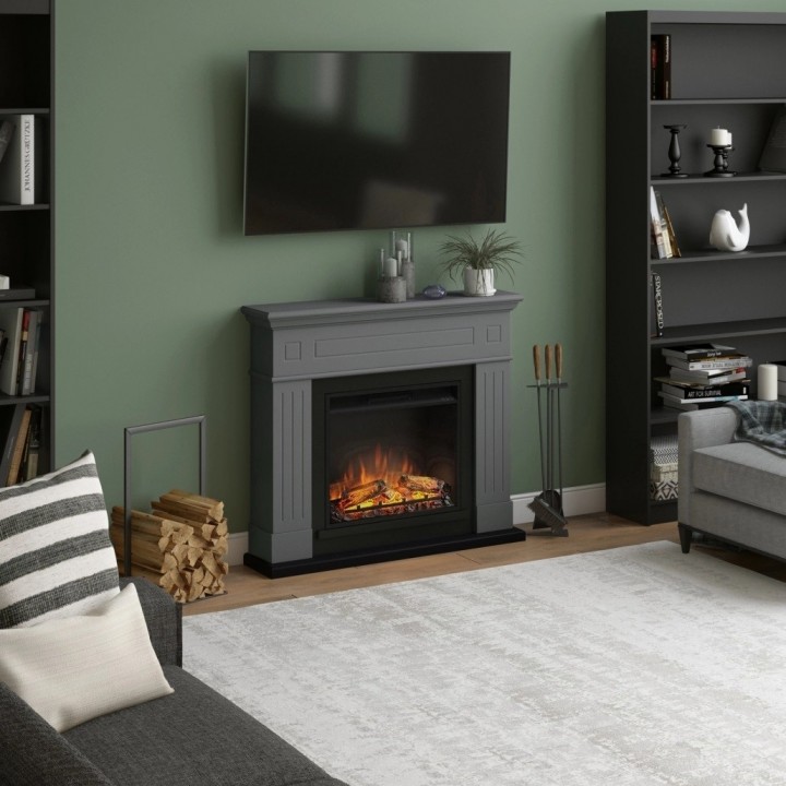 Semineu electric LARSEN SOLID GREY Semineu electric LARSEN SOLID GREY