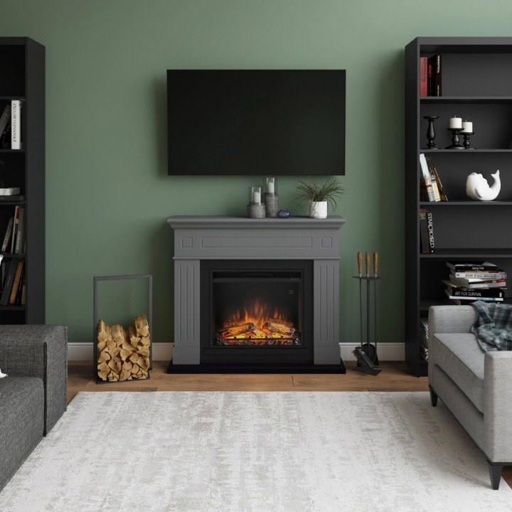 Semineu electric LARSEN SOLID GREY Semineu electric LARSEN SOLID GREY