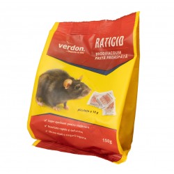 Raticid BRODIFACOUM PASTA PROASPATA - 150 g, Pasta Rosie, Otrava Sobolani si Soareci
