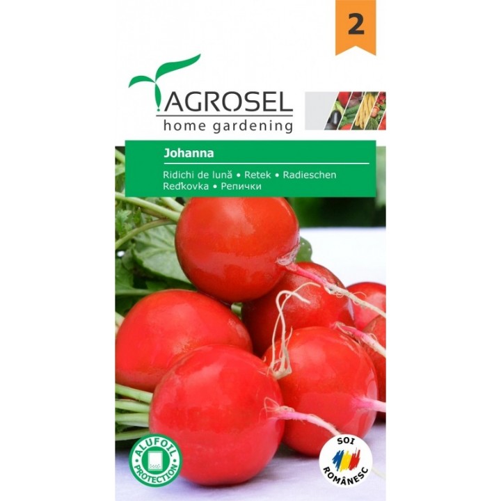 Seminte ridichi JOHANNA Agrosel - 6 g Seminte ridichi JOHANNA Agrosel - 6 g