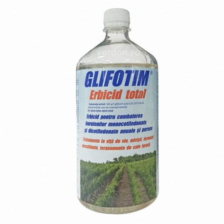 Erbicid Total GLIFOTIM  - 1 Litru, Vita de vie, Miristi
