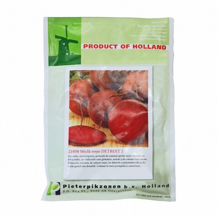Seminte sfecla rosie Detroit PPZ Olanda - 25 g Seminte sfecla rosie Detroit PPZ Olanda - 25 g