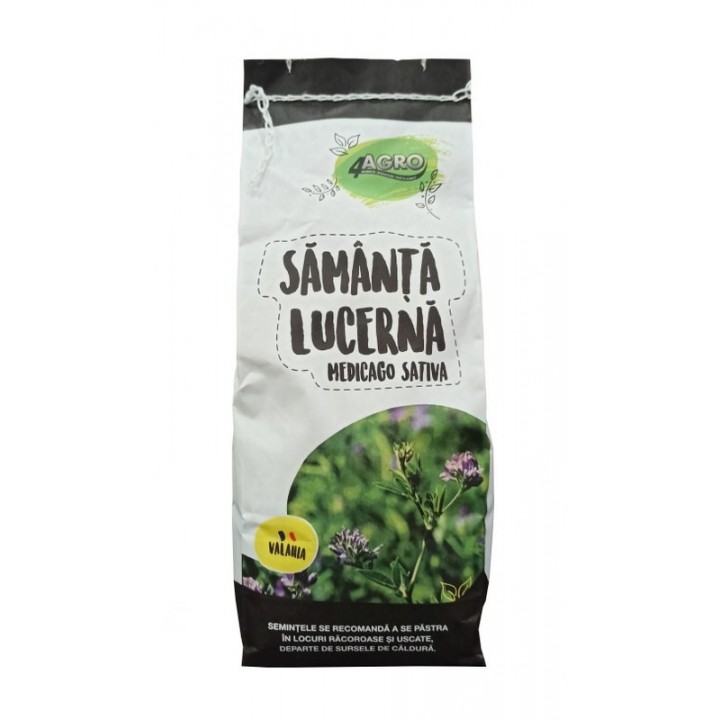 Samanta lucerna romaneasca VALAHIA C1 4Agro - 1 kg Samanta lucerna romaneasca VALAHIA C1 4Agro - 1 kg