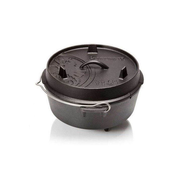Ceaun de fonta Petromax cu capac FT 4,5, cu picioruse Ceaun de fonta Petromax cu capac FT 4,5, cu picioruse