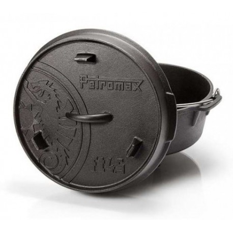Ceaun de fonta Petromax cu capac FT 4,5, cu picioruse
