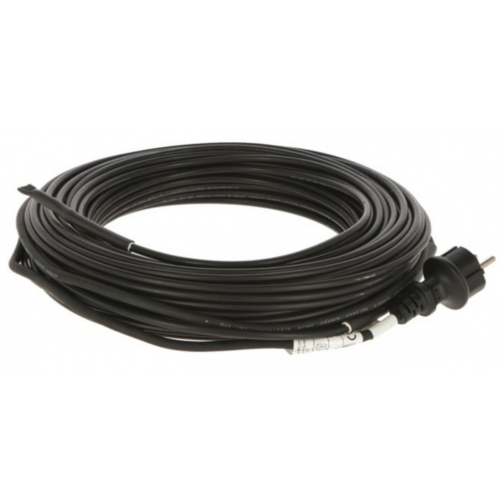 Cablu de incalzire 10 m. cu protectie anti-inghet si termostat 200 W Cablu de incalzire 10 m. cu protectie anti-inghet si termostat 200 W