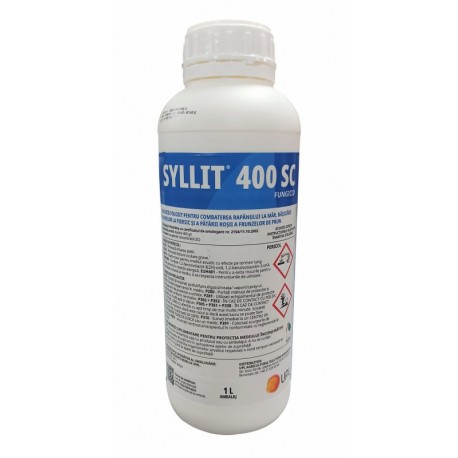 Fungicid SYLLIT 400 SC - 1 Litru, Arysta Lifescience, Sistemic, Mar, Piersic, Prun