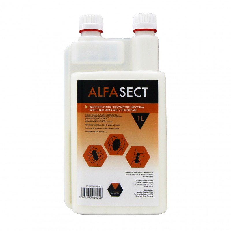 Insecticid ALFASECT - 1 Litru, Contact, Ingestie