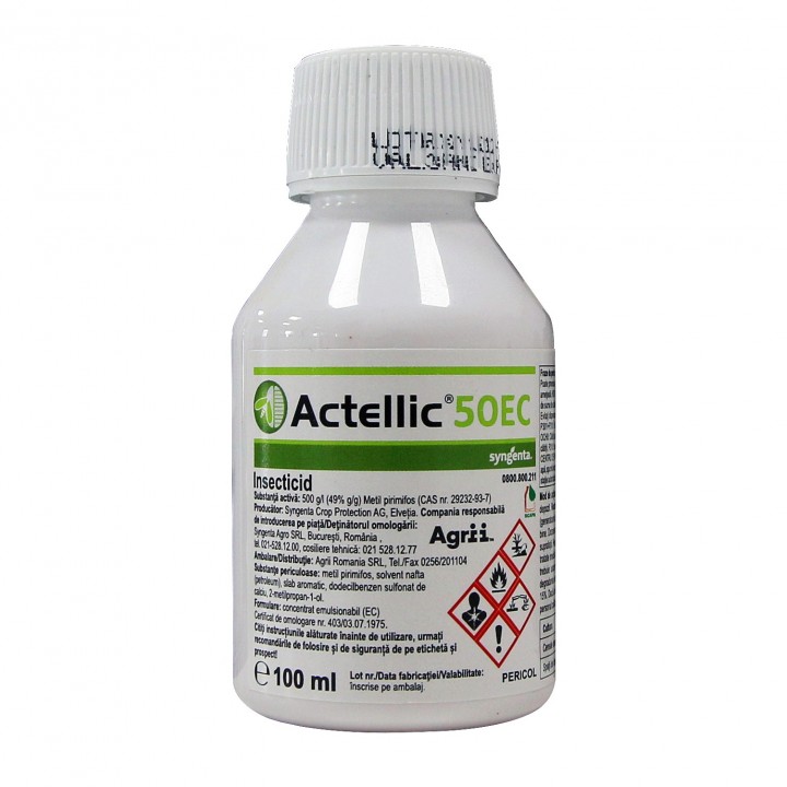 Insecticid ACTELLIC 50 EC - 100 ml, Syngenta Insecticid ACTELLIC 50 EC - 100 ml, Syngenta