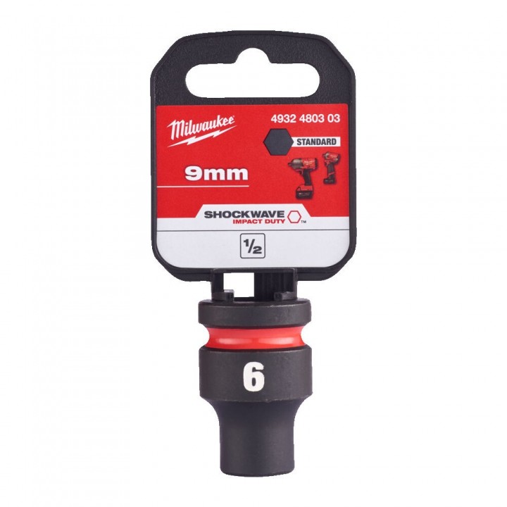 Cheie Tubulara de Impact Milwaukee Shockwave 1/2'', scurta - 9 mm Cheie Tubulara de Impact Milwaukee Shockwave 1/2'', scurta - 9 mm