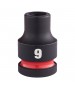 Cheie Tubulara de Impact Milwaukee Shockwave 1/2'', scurta - 9 mm