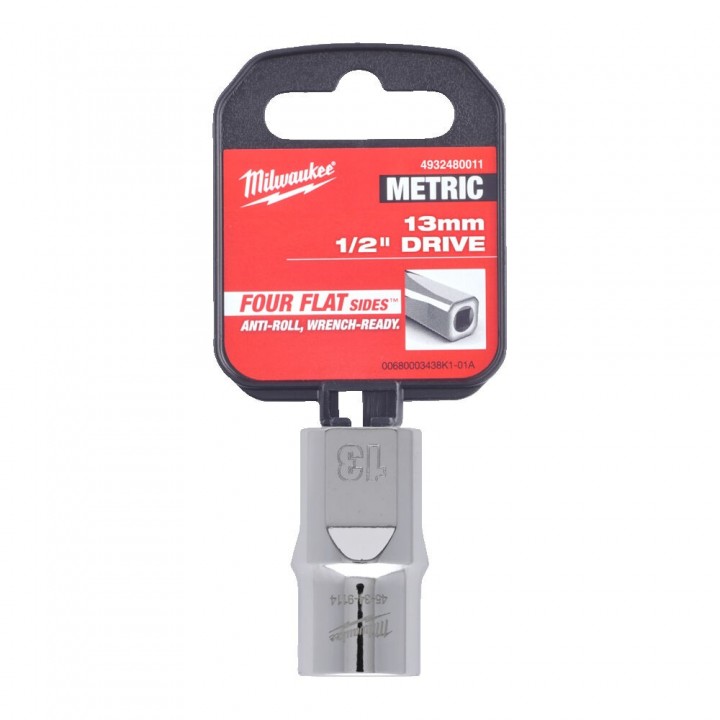 Cheie Tubulara Milwaukee 1/2'', Metric, scurta - 13 mm Cheie Tubulara Milwaukee 1/2'', Metric, scurta - 13 mm