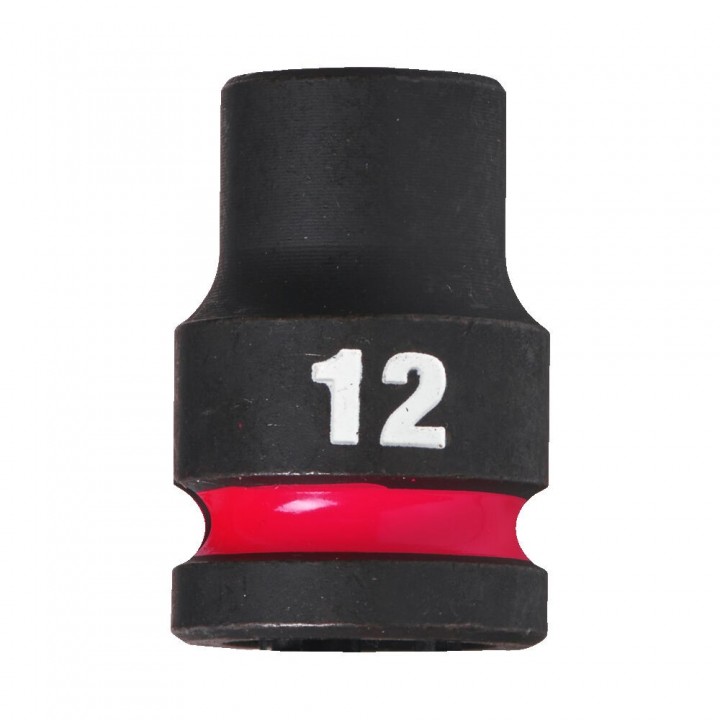 Cheie Tubulara de Impact Milwaukee Shockwave 1/2'', scurta - 12 mm Cheie Tubulara de Impact Milwaukee Shockwave 1/2'', scurta - 12 mm