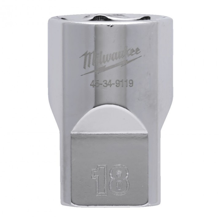 Cheie Tubulara Milwaukee 1/2'', Metric, scurta - 18 mm Cheie Tubulara Milwaukee 1/2'', Metric, scurta - 18 mm