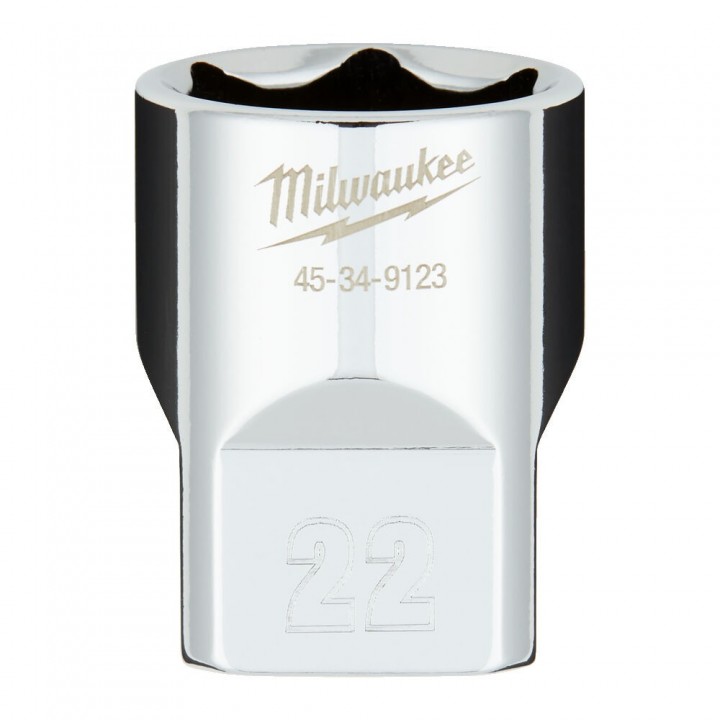 Cheie Tubulara Milwaukee 1/2'', Metric, scurta - 22 mm Cheie Tubulara Milwaukee 1/2'', Metric, scurta - 22 mm