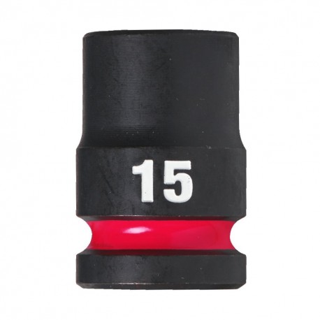 Cheie Tubulara de Impact Milwaukee Shockwave 1/2'', scurta - 15 mm