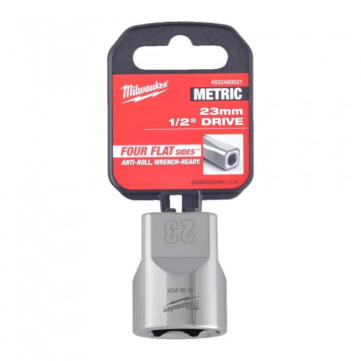 Cheie Tubulara Milwaukee 1/2'', Metric, scurta - 23 mm Cheie Tubulara Milwaukee 1/2'', Metric, scurta - 23 mm