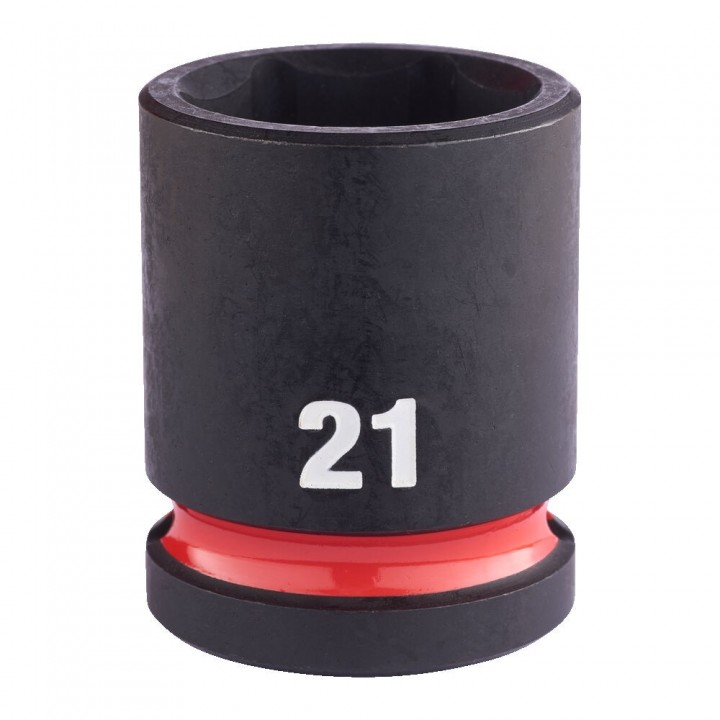 Cheie Tubulara de Impact Milwaukee Shockwave 1/2'', scurta - 21 mm Cheie Tubulara de Impact Milwaukee Shockwave 1/2'', scurta - 21 mm