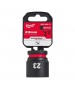 Cheie Tubulara de Impact Milwaukee Shockwave 1/2'', scurta - 23 mm