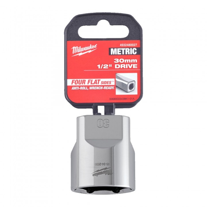 Cheie Tubulara Milwaukee 1/2'', Metric, scurta - 30 mm Cheie Tubulara Milwaukee 1/2'', Metric, scurta - 30 mm