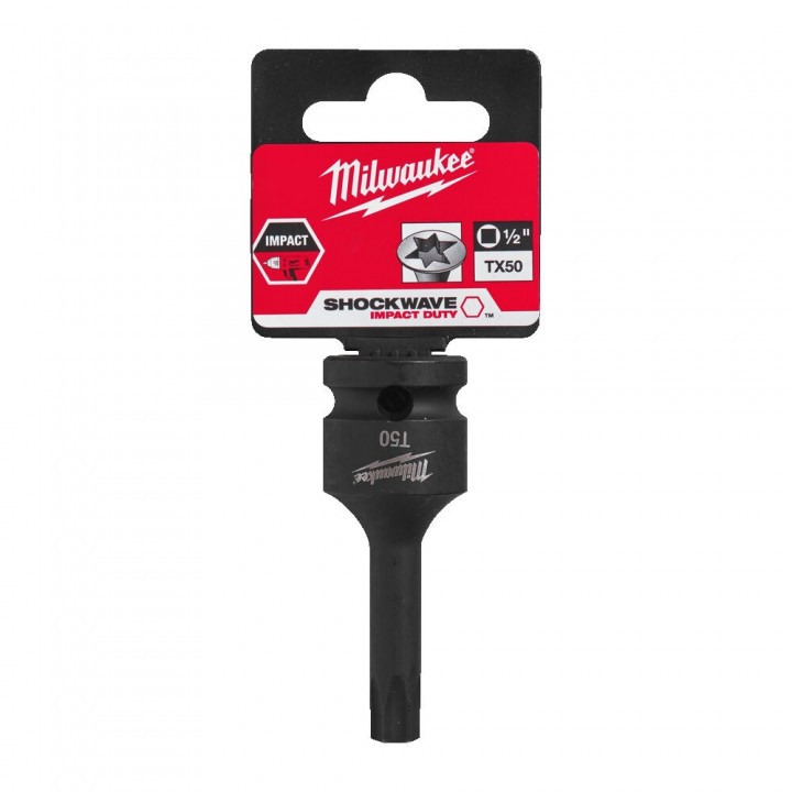 Cap Tubular Milwaukee, Schockwave, TX50, 1/2'' Cap Tubular Milwaukee, Schockwave, TX50, 1/2''