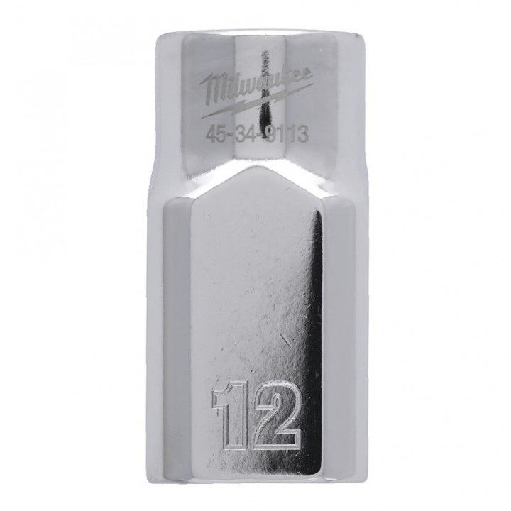Cheie Tubulara Milwaukee 1/2'', Metric, scurta - 12 mm Cheie Tubulara Milwaukee 1/2'', Metric, scurta - 12 mm