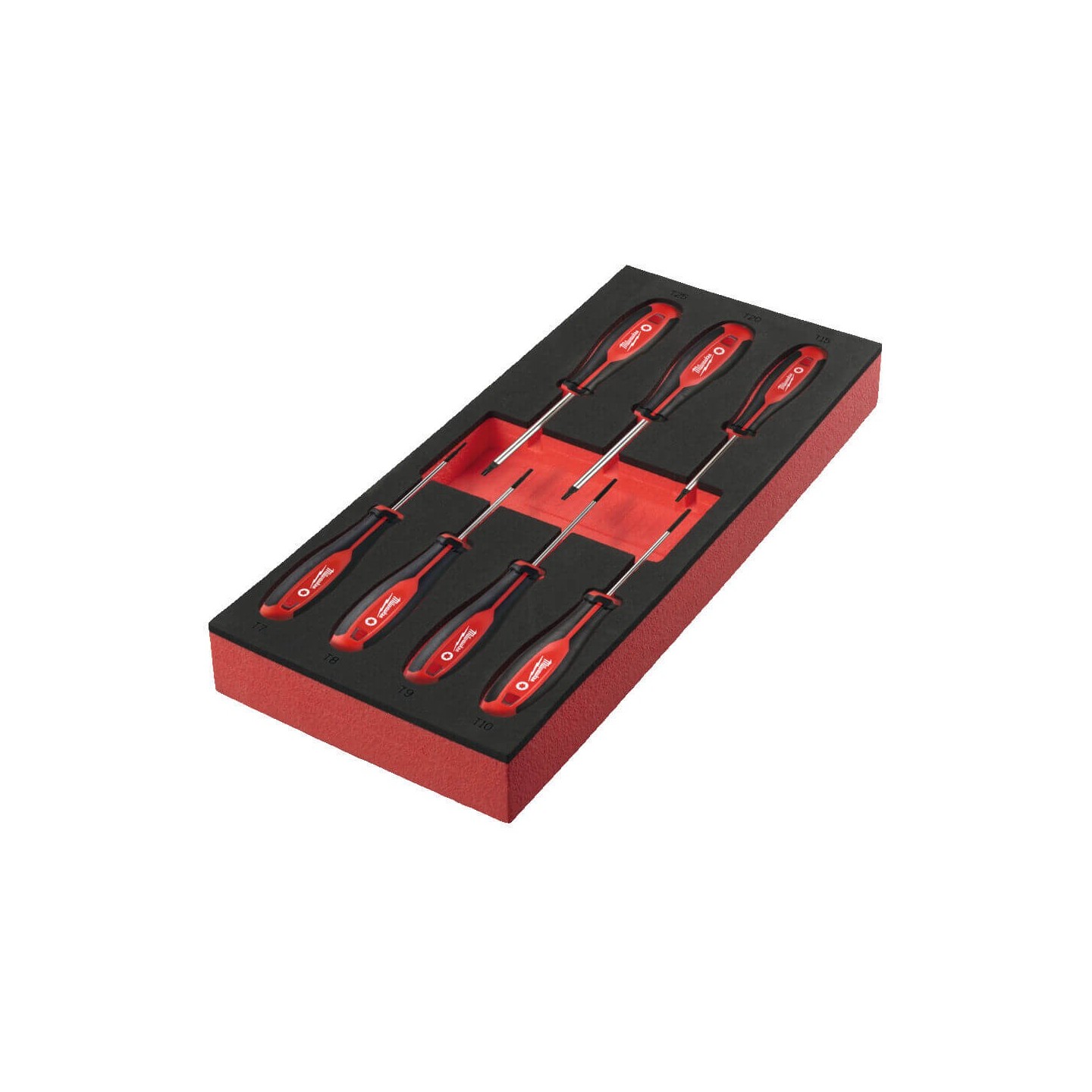 Set 7 Surubelnite Milwaukee TRI-LOBE Insertie Spuma
