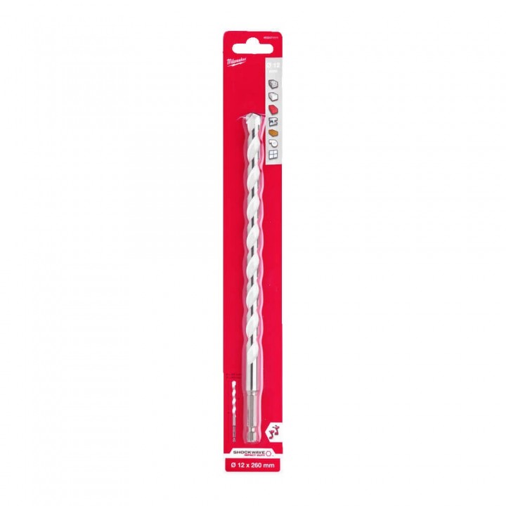 Burghiu Milwaukee Universal, Multimaterial - 12 x 260 mm