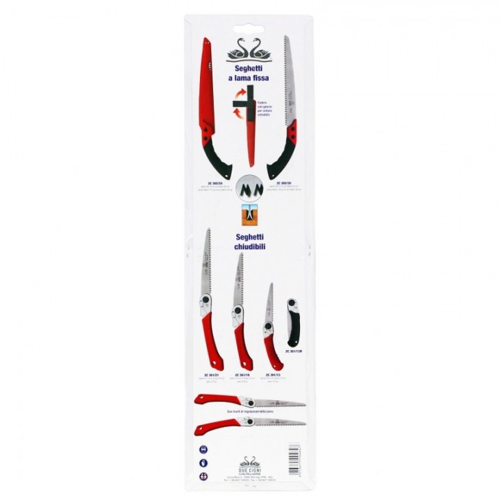 Ferastrau profesional DUE CIGNI cu teaca (24 cm) Ferastrau profesional DUE CIGNI cu teaca (24 cm)