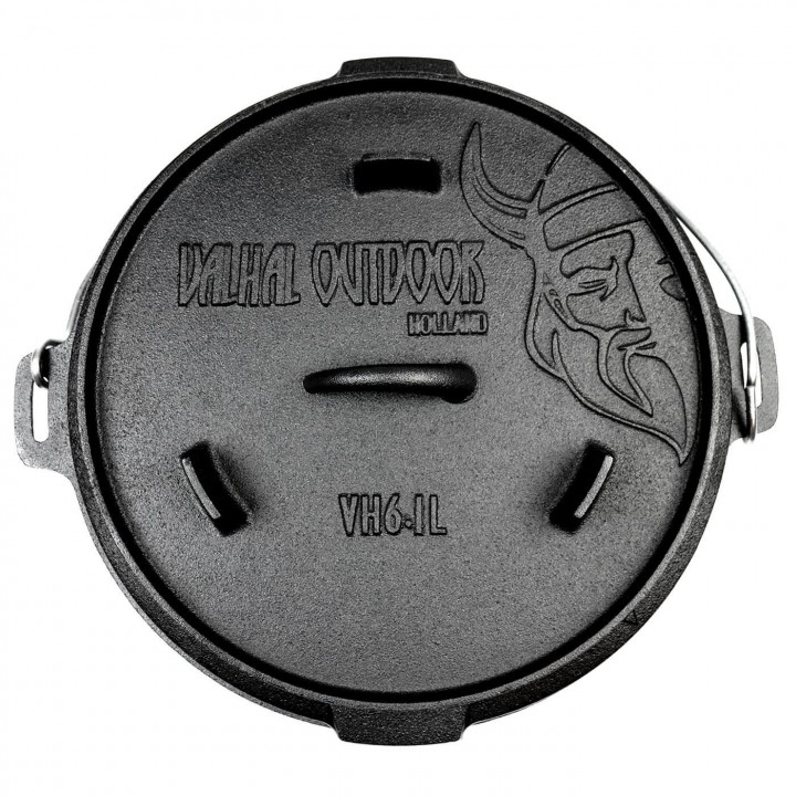 Ceaun fonta Valhal Outdoor VH6.1L - 6,1 Litri, fara picioare de fixare