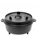 Ceaun fonta Valhal Outdoor VH6.1L+ - 6,1 Litri, cu picioare de fixare