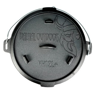 Ceaun fonta Valhal Outdoor VH12L+ - 12 Litri, cu picioare de fixare