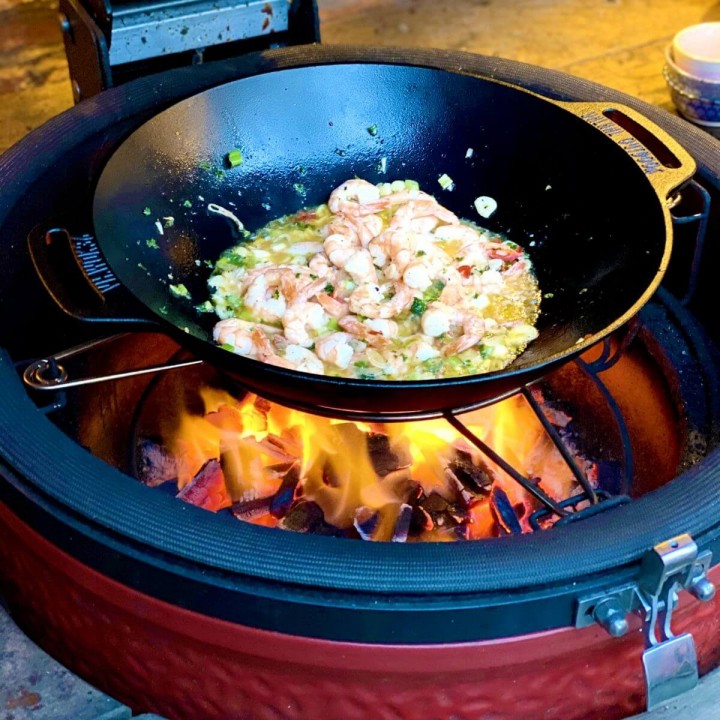 Tigaie Wok fonta Valhal Outdoor VHWOK36