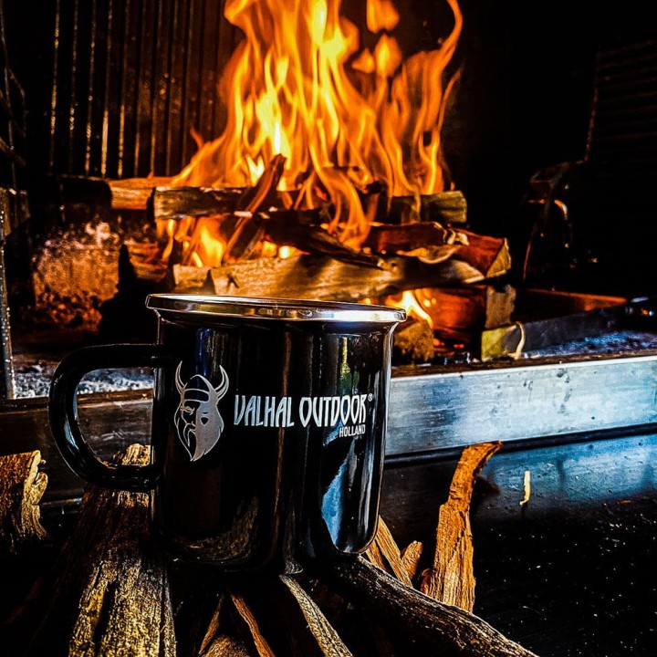 Cana emailata Valhal Outdoor VH0.4M - 400 ml