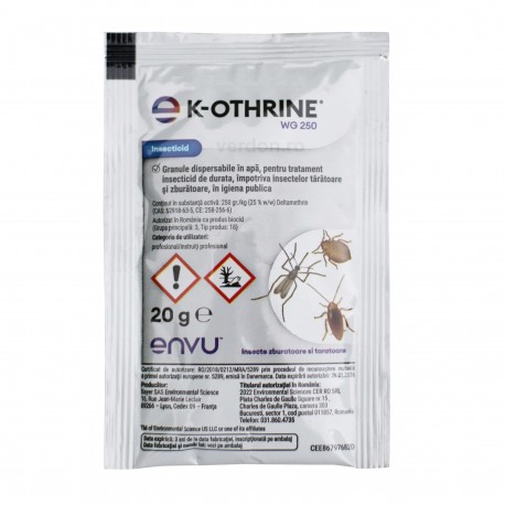 Insecticid K-Othrine WG 250 - 20 gr.