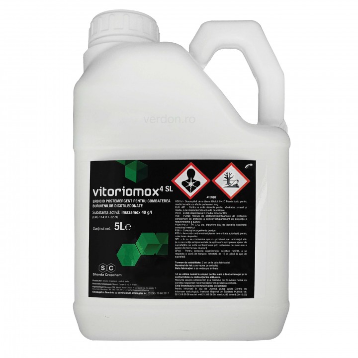 Erbicid VITORIOMOX 4 SL - 5 Litri, Sharda, Floarea soarelui, Postemergent