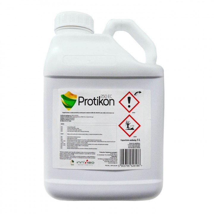 Fungicid cereale PROTIKON 250 EC - 5 Litri, Innvigo, Sistemic, Grau, Rapita, Secara