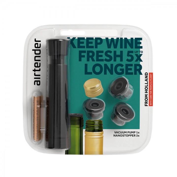Set vacuum pentru vin AIRTENDER (blister) Set vacuum pentru vin AIRTENDER (blister)
