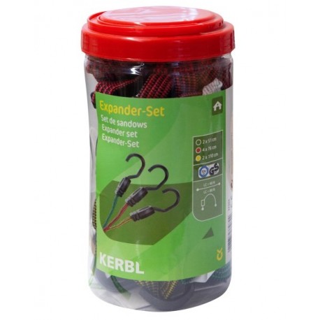 Set corzi elastice Kerbl cu carlig de fixare
