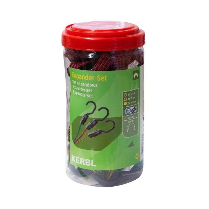 Set corzi elastice Kerbl cu carlig de fixare Set corzi elastice Kerbl cu carlig de fixare