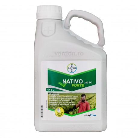 Fungicid NATIVO FORTE 280 EC - 5 Litri, Bayer, Grau, Orz, Secara, Sistemic