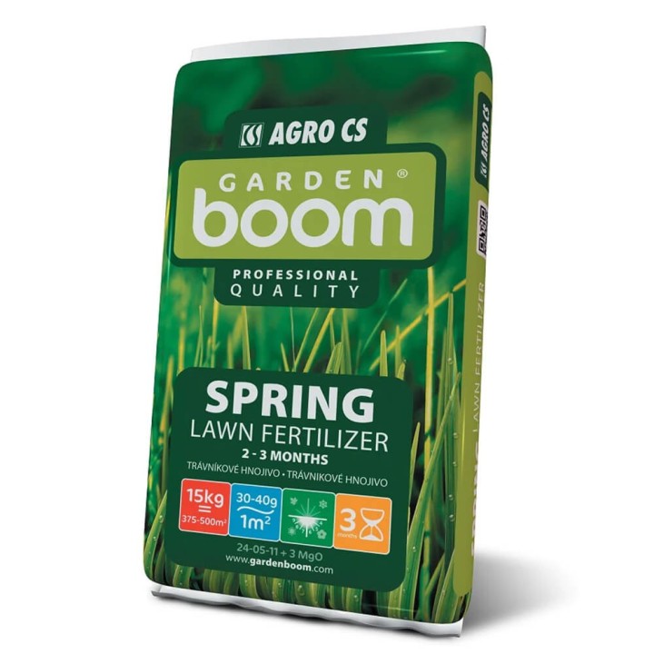 Ingrasamant Gazon GARDEN BOOM SPRING - 15 kg, Eliberare lenta 2-3 luni